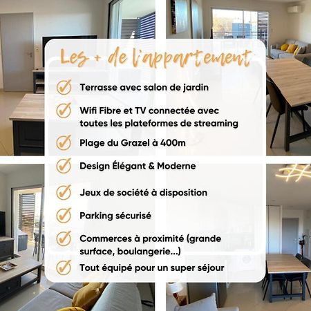 Halte A Ephyra - Appartement A Gruissan Eksteriør bilde
